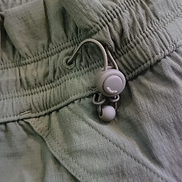 Athleta XS Trekkie Parachute Pants Aspen Olive - Picture 9 of 9